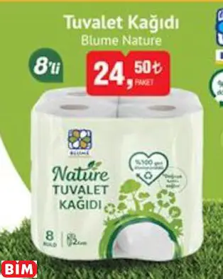 BLUME NATURE TUVALET KAĞIDI